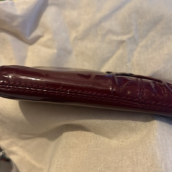 Coach Burgundy Patent Leather Wallet - Picture 4 of 4